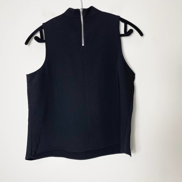 Express Black High Neck Blouse - Picture 2 of 4